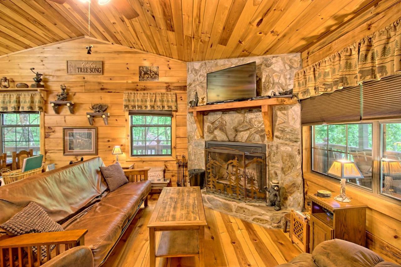Tree Song Mountain Creek Cabin Ellijay Exterior foto